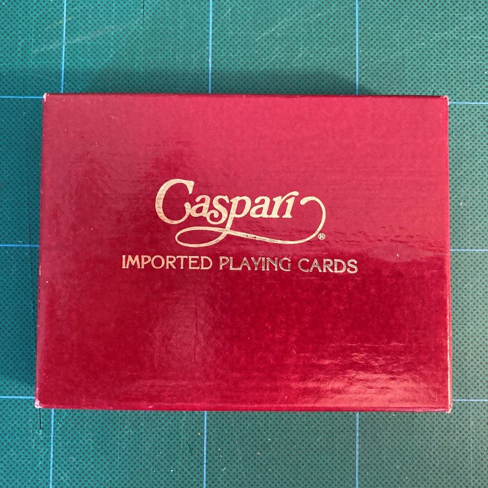Caspari Bridge Cards SET - 2 Decks, Score pad - Rose Bouquet -Vintage